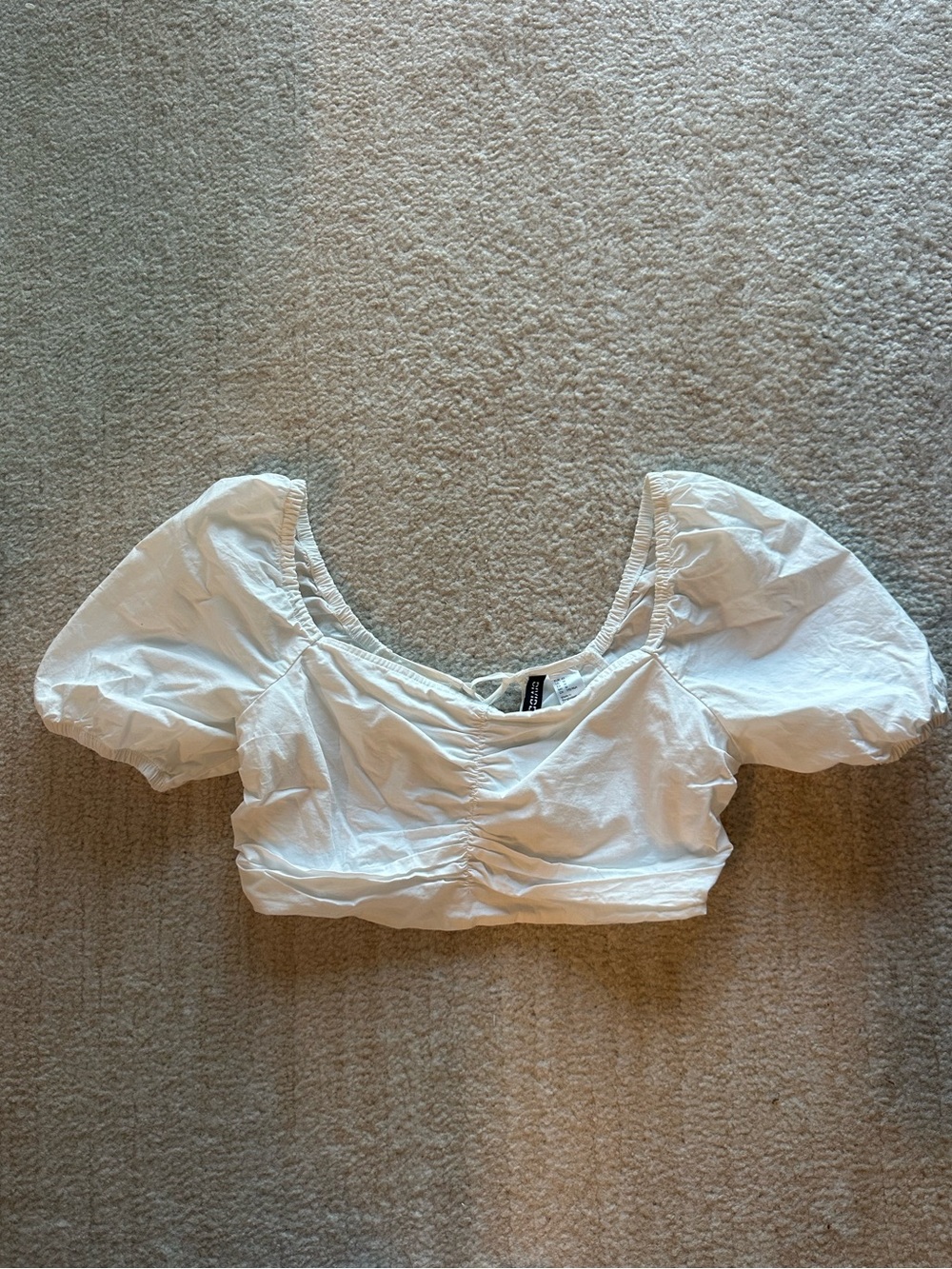 White Crop Top
